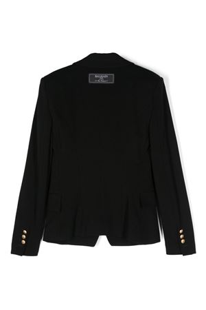 giacca in viscosa nero BALMAIN PARIS KIDS | BV2C24J0371930OR